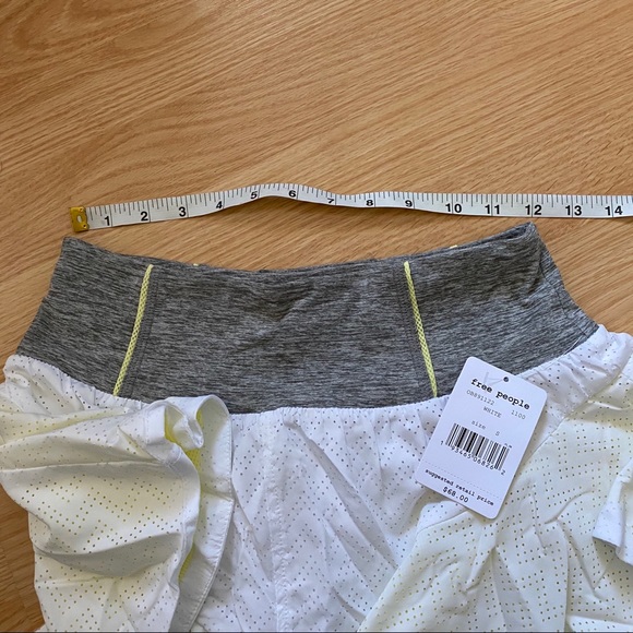 NWT Free People Rain Runner Shorts White Small - Picture 7 of 8